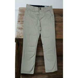 Volcom Mens Khaki Stretch Cotton Blend Chino Pants 28 x 29